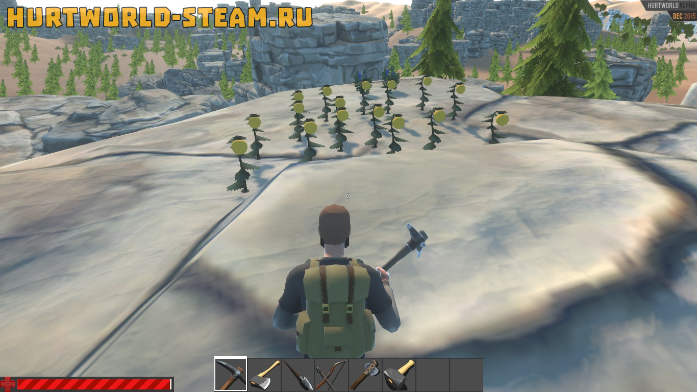 Инструменты добычи и постройки в Hurtworld
